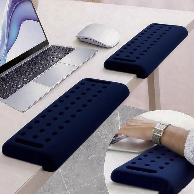 Pack of 2 L-Shaped Wrist Rest Keyboard, Memory Foam Arm Rest Desk, Ergonomic by Unknown