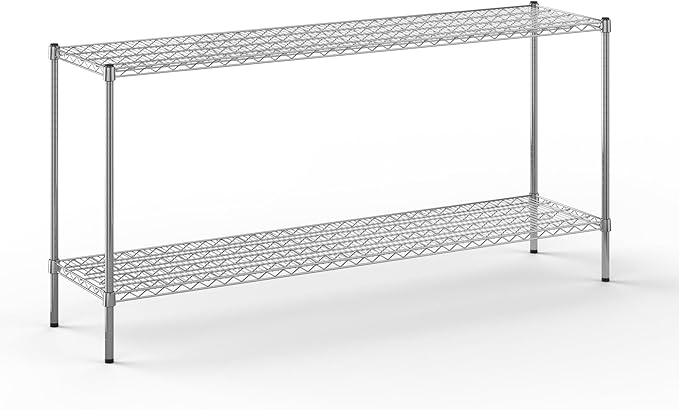 Regal Altair 18" Deep x 72" Wide x 34" Height Wire Shelving Kit | 2-Tier | NSF by Regal+Altair