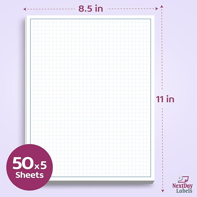 Graph Paper Pad for Blueprint Drawings, Engineering Drawing, and Planning - Image 2