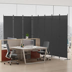Helios&Hestia 8-Panel 6 ft Tall Indoor Folding Room Divider, Portable Privacy - Image 3