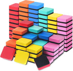 TaoBary Taobary 96 Pack Mini Dry Erase Erasers Bulk Magnetic Whiteboard Dry by TaoBary