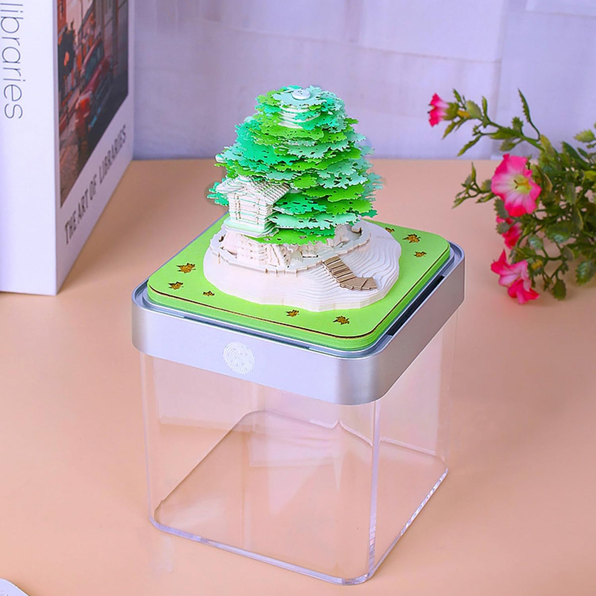 3D Memo Pad Time Piece Calendar 2027,3D Calendar Memo Pad DIY Notes Notepad P...