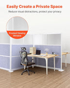 VEVOR Office Divider Privacy Partition, PET Workstation Cubicle Partition - Image 2