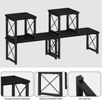Honiter 2 Sets Desk Shelf, Desktop Organizer Shelf, Freestanding Small - Image 6