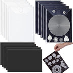 Briartw 20pcs/Set Dies Storage Bags and Magnetic Sheets, 10 Pack Clear Plastic by Briartw