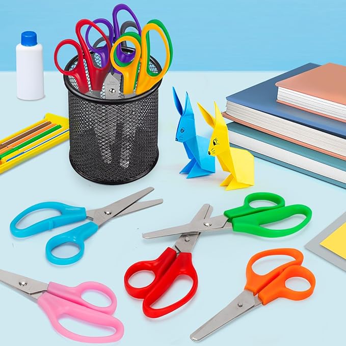Toidgy 150 Packs Kids Scissors, 5 Inch Scissors Bulk - Image 7