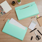 Feifeiya Magnetic Pocket File Holder Large File Folder Organizer Paper Mail - Image 4