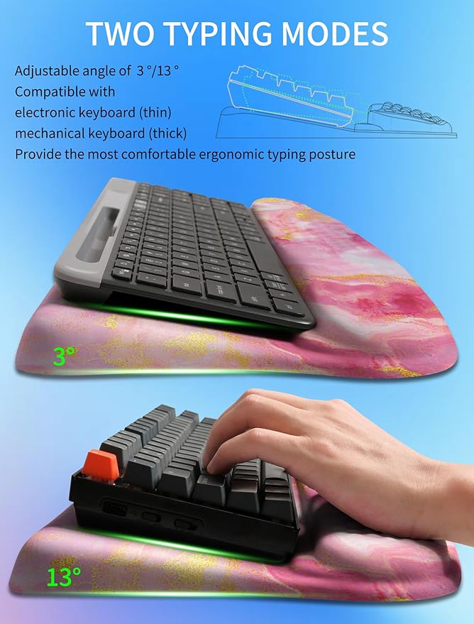 KUOSGM Ergonomic Wave Wrist Rest - Image 2