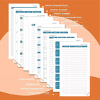 IN-LUXPRO Planner 2026 Daily Weekly and Monthly, 6.5"x3.75", 12 Months Spiral - Image 5