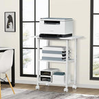 Lerliuo 3-Tier Printer Stand, Industrial Mobile Printer Table - Image 3