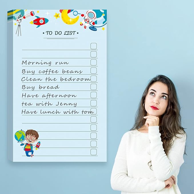 300 Sheets to Do List Notepad Daily Checklist Sticky Notes Cute Undated Memo - Image 6