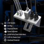 Nightstand Edge Mount Power Strip - Image 3
