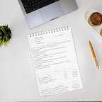 Merely Home | Meeting Notebook for Work | 8.25" x 11.75" | Project Planner | - Image 7