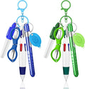 12 pcs Nurse Pen Set Two Colors Blue Green Include Permanent Marker Pen Pen by Draupnir