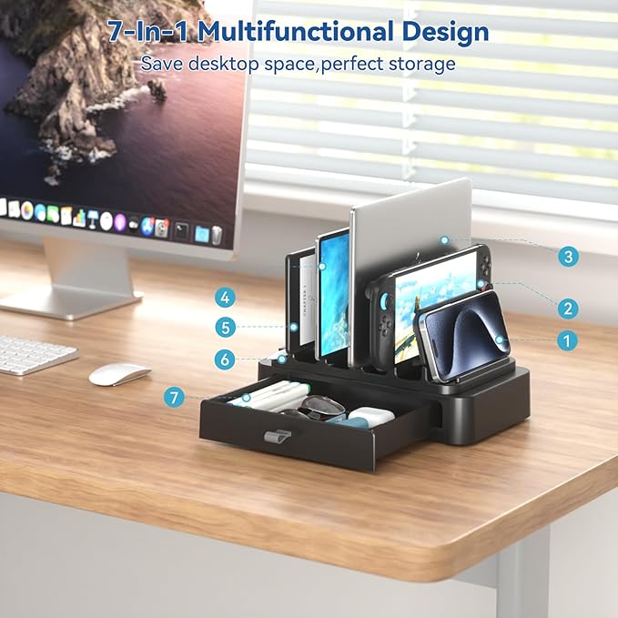 KDD Vertical Laptop Stand with Drawer - Image 2