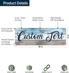 Custom Sign, Custom Street Sign, 11 Font Colors, 13 Font Styles, 4 Hole Options - Image 6
