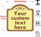 Custom Sign, Custom Indoor/Outdoor Decorative Sign，Aluminum Weatherproof Metal - Image 2