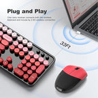 MOFII Wireless Keyboard and Mouse Combo, Full Size 2.4G Plug and Play - Image 2