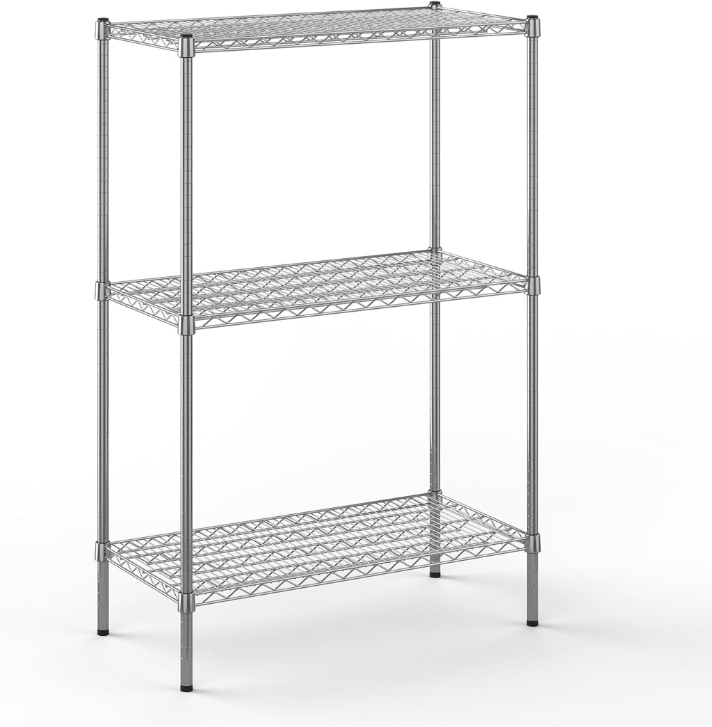 Regal Altair 18" Deep x 36" Wide x 54" Height Wire Shelving Kit | 3-Tier | NSF