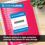 Neon Pink Address Labels - Image 5