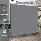 Room Divider Single Panel Privacy Screen, Thickened Fabric 6FT Room Divider - Image 3