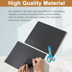 Silunkia 40 Sheets Black Shimmer Cardstock 8.5 x 11 Halloween Cards, 75lb - Image 4