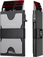 RUNBOX Slim Card Holder Wallet for Men, Minimalist RFID Blocking Wallet by RUNBOX