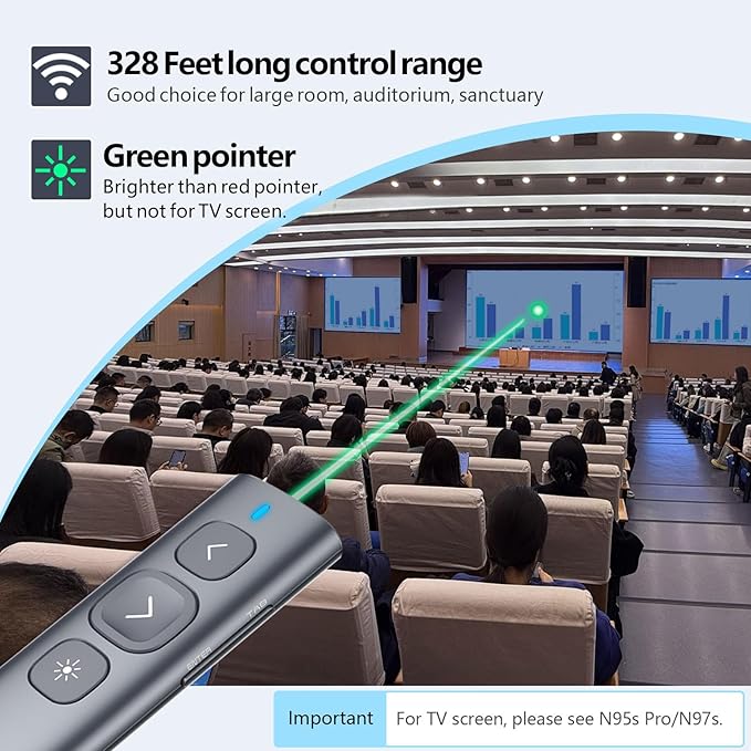 Norwii N95 Bluetooth Presentation Clicker - Image 3