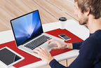 KINGFOM Desk Pad Office Desktop Protecter, PU Leather Desk Mat Blotters - Image 6