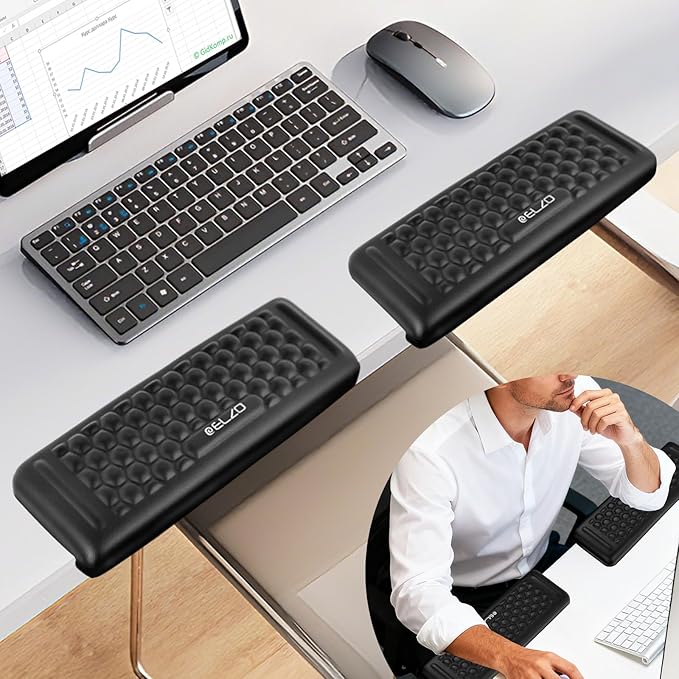 ELZO Desk Elbow Pads L-Shaped Rest by ELZO