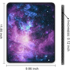 Auhoahsil Mouse Pad, 12 x 10 in Galaxy Theme Computer Mouse Pad - Image 7