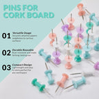 LincOficey 400pcs Push Pins, Colored Thumb Tacks - Image 3