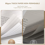 Nichela 5" x 8" Note Pads 6 Pack of Legal Pads Narrow Ruled Notepad - Image 4