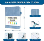 Password Keeper Book with Alphabetical Tabs，4.3"x5.7" Small Password Books - Image 2