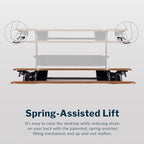Vari VariDesk Pro Plus 36 Standing Desk Converter – 11 Height Settings + Spring - Image 6