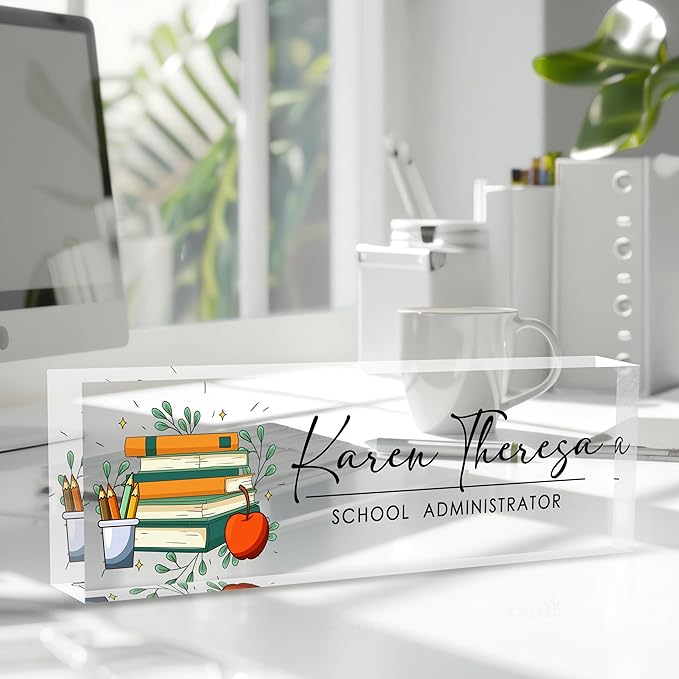 Custom Office Name Plate, Personalized Gifts - Image 2