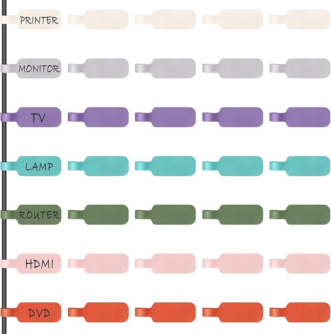 Trilancer Cable Cord Labels Large Size, by Trilancer