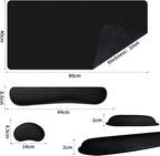 Leather Desk Pad, Non-Slip Desk Protector Mat, Leather Desk Blotter, Computer - Image 6