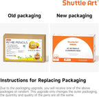 Shuttle Art Wood-Cased #2 HB Pencils, 600 Pack Sharpened Yellow Pencils - Image 8