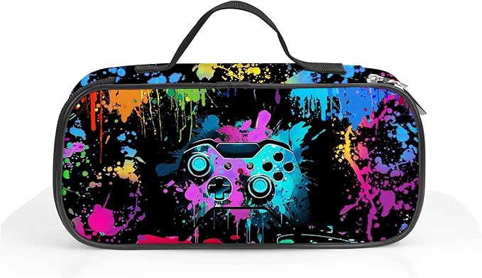 YOZIRIBO Game Pencil Case for Boys Kids, Large Capacity Pencil Pouch for School by YOZIRIBO