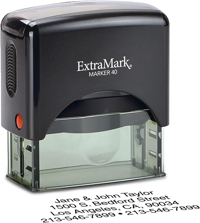 ExtraMark Return Address Stamp by ExtraMark