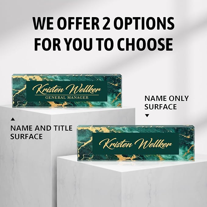 Custom Office Name Plate for Desk, Desk Name Plate Personalized, Personalized - Image 6