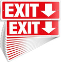 iSYFIX Exit Signs 12 Pack 12x4 Inch by iSYFIXPREMIUMSIGNS