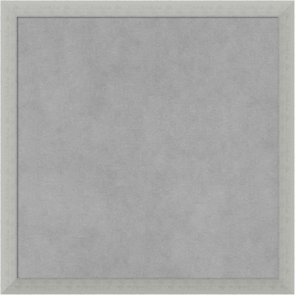 Amanti Art Silver Framed Magnetic Board 18x18 Small Vision Board