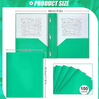 Lincia 100 Pcs Plastic Folders - Image 2