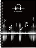 MAXCURY Blank Sheet Music Composition Manuscript Staff Paper Art Music Notebook by MAXCURY