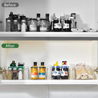 AntStep 12 Pack Clear Plastic Storage Bins, Pantry Organizers and Storage - Image 6