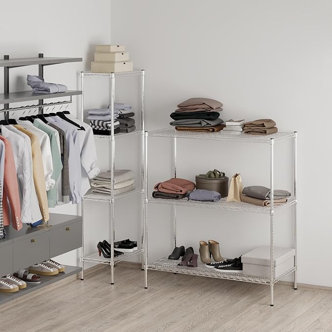 Regal Altair 24" Deep x 48" Wide x 54" Height Wire Shelving Kit | 3-Tier | NSF - Image 6