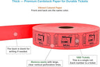Tacticai 1000 Raffle Tickets, Single Roll, Ticket - Image 2