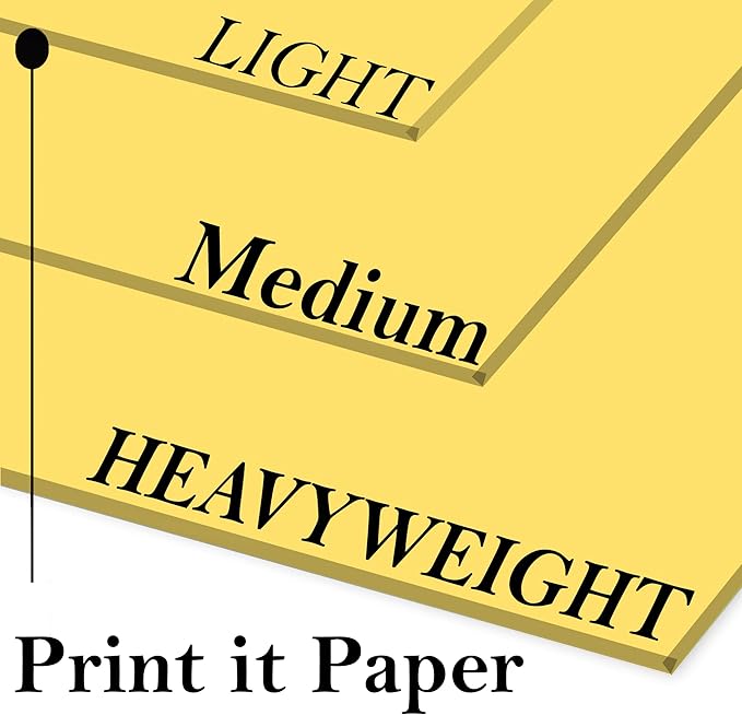 Print It - Vellum Bristol Colored Cardstock Cover Paper, 67 Lb, 8.5" X 11” - Image 2